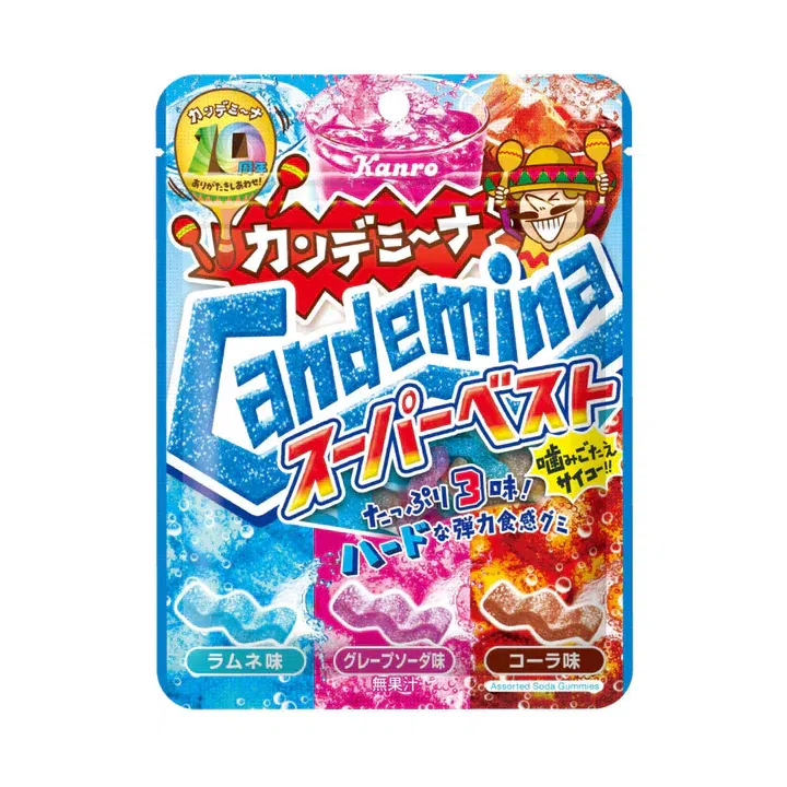 KANRO Carbonated Drink Soda Gummies 72g 1 each