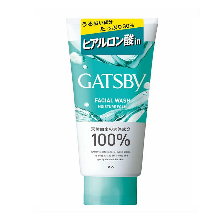 GATSBY Men's Facial Wash Moisturizing Foam 130 그램