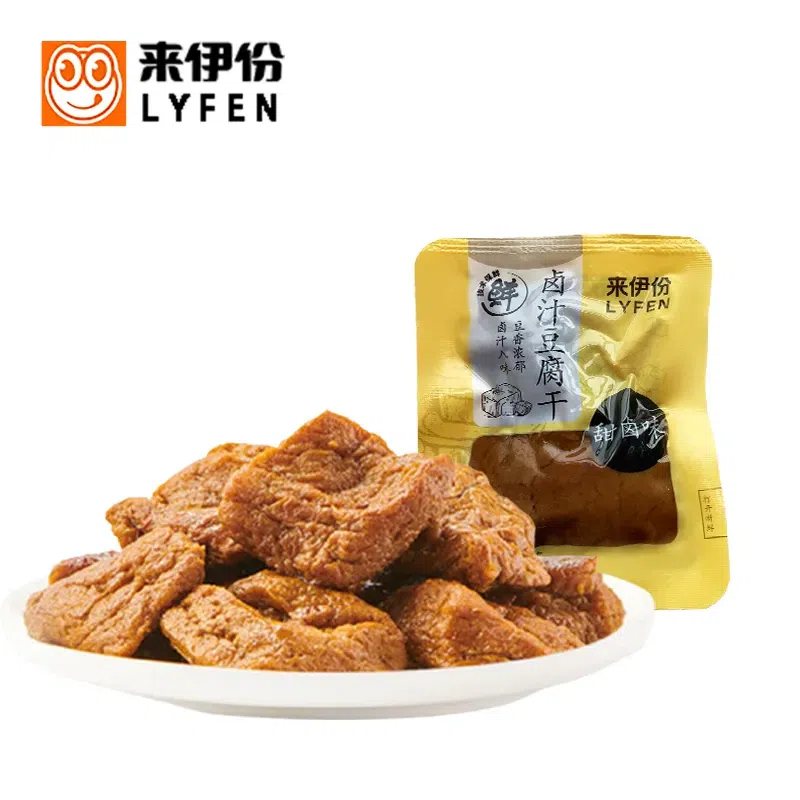 LYFEN Braised Dried Tofu(2 packs) 46 그램