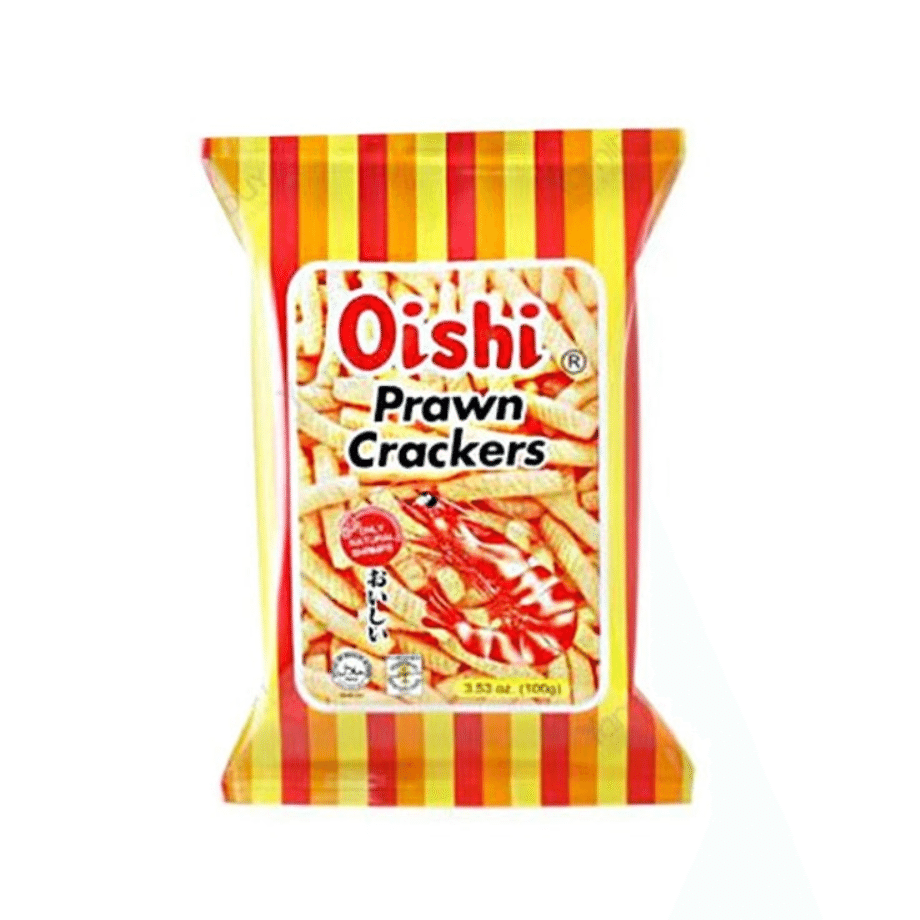 OISHI Prawn Crackers Original Flavor 60g 1 개