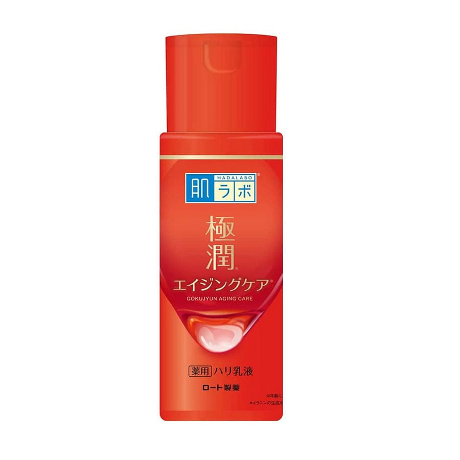ROHTO Hadalabo Gokujun Medicated Firm Emulsion 140 ml