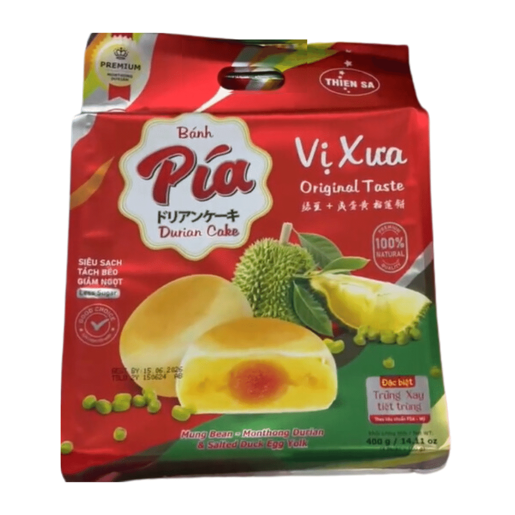 Bánh Pía Thiên Sa (Đậu Xanh - Sầu Riêng - Trứng Muối) 14 oz
