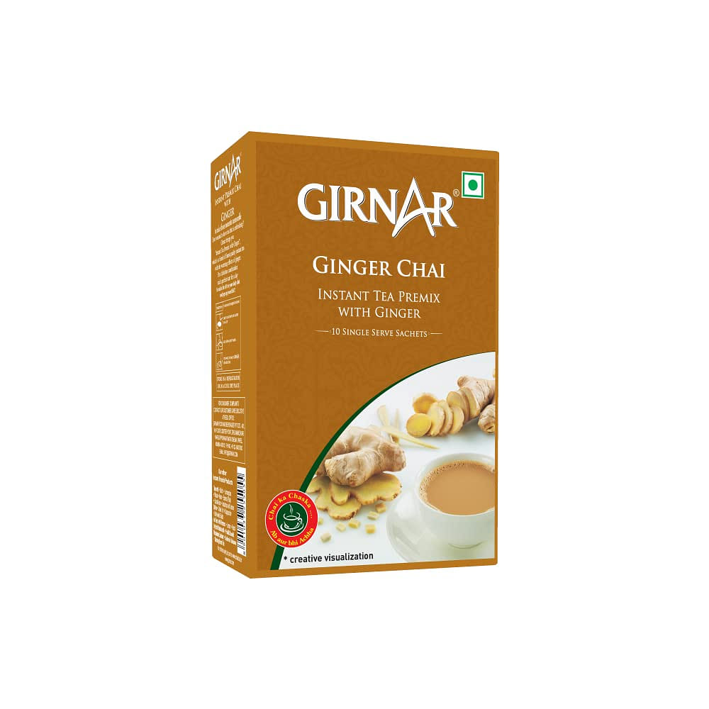 Girnar Ginger Tea Premix (10 Sachets) 1 개