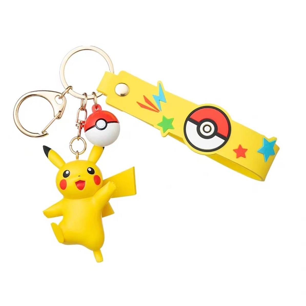Keychain small pendant Pikachu 1 each