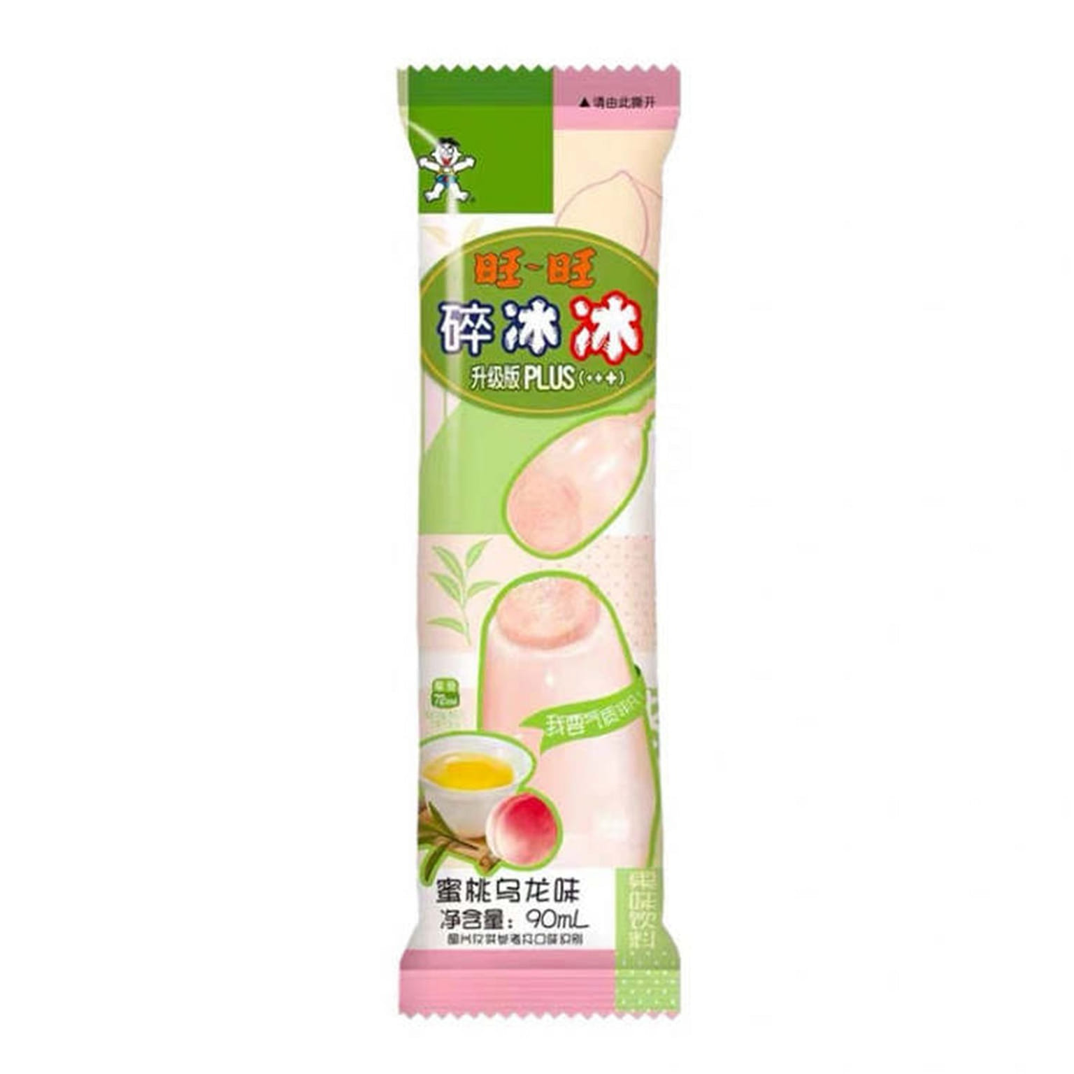 WANT WANT Crushed Ice Peach Oolong Flavor 90 ml