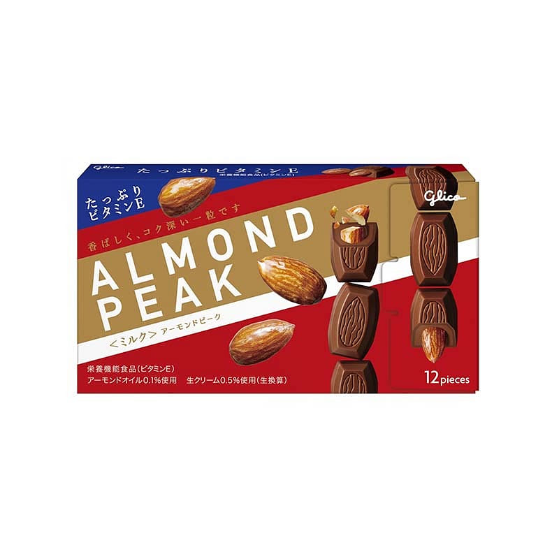 Glico Almond Chocolate 12pcs 1 each