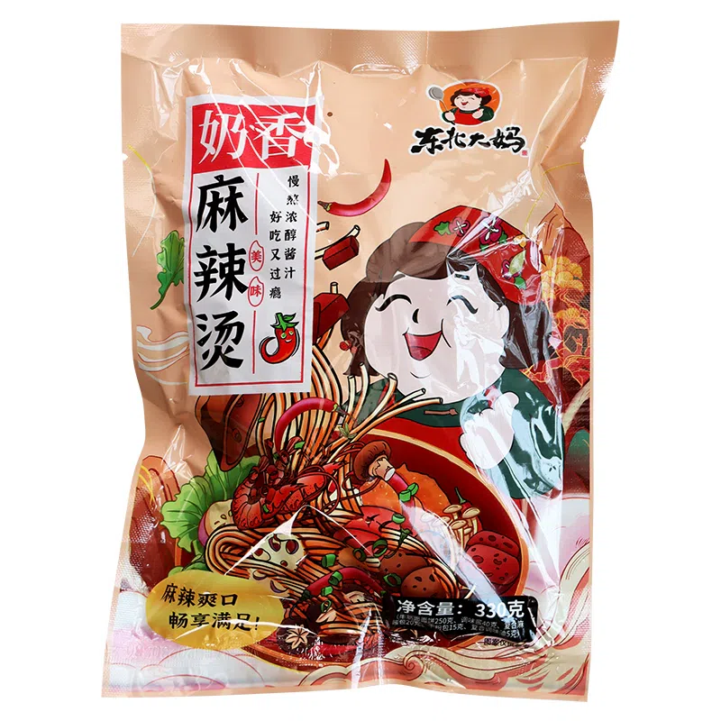 Authentic Northeast Aunt old-fashioned milky spicy hot sticky spicy hot 330g*1 bag 330 그램