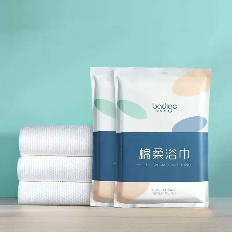 Badigo Disposable thickened 80% soft bath towel 1 개