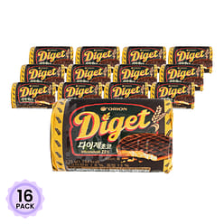 Orion Diget Wholewheat Chocolate 225 g*16 pack