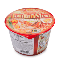 Nongshim Tantanmen Premium Noodle Soup Bowl, Ramen Chili Oil 1 count 1 each