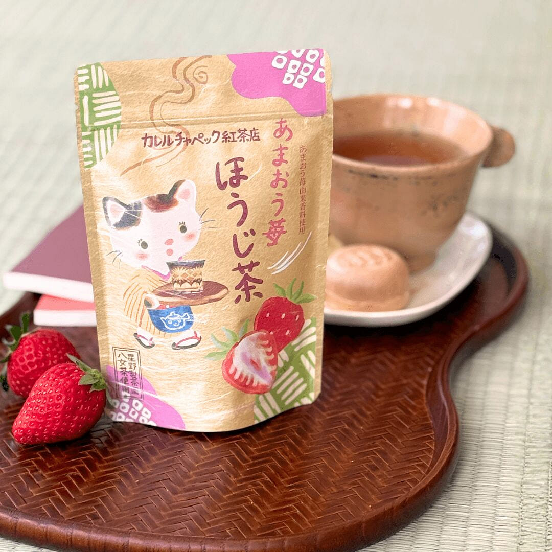 山田詩子 冷泡 甘王草莓 焙茶 8包 1 份