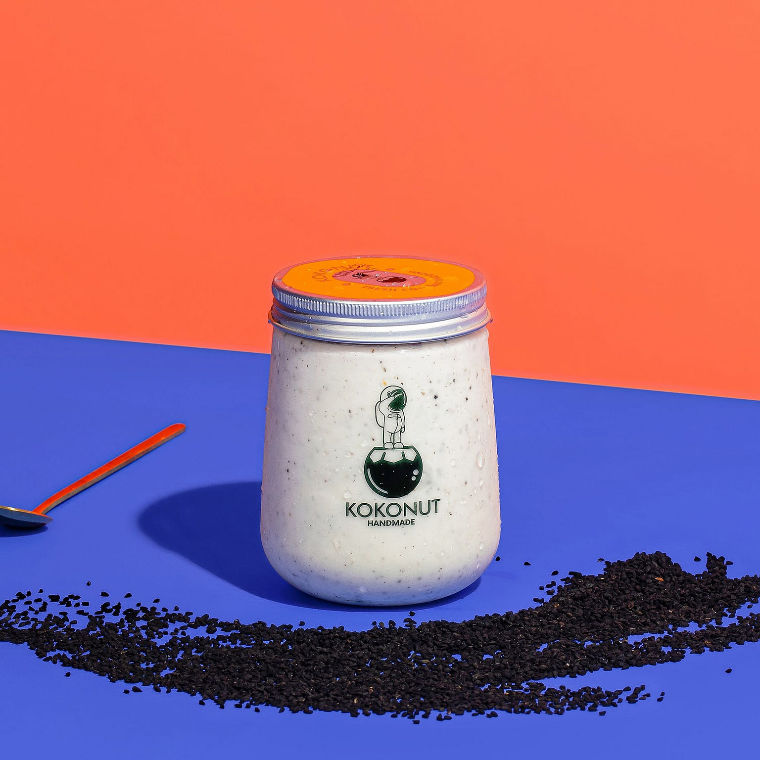 KOKONUT Coconut Dessert Black Sesame Flavor 12oz 12 ออนซ์