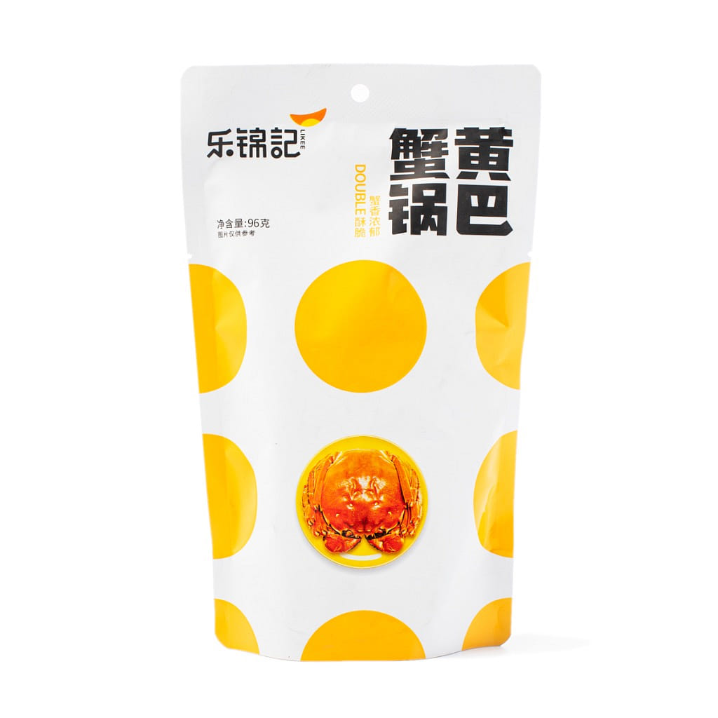 Likee Rice Crisps, Crab Flavor 96 g