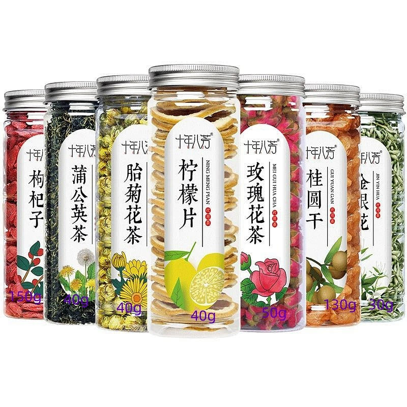 Canned health tea - Herbal tea set of 7 cans 480 g