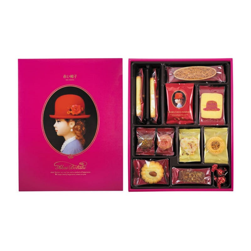 Akai Bohshi Mixed Cookie Gift Box 31 pcs Paper Box 1 box
