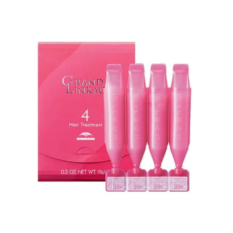 MILBON Grand Linkage Hair Treatment Pack of 4x9g 1 each