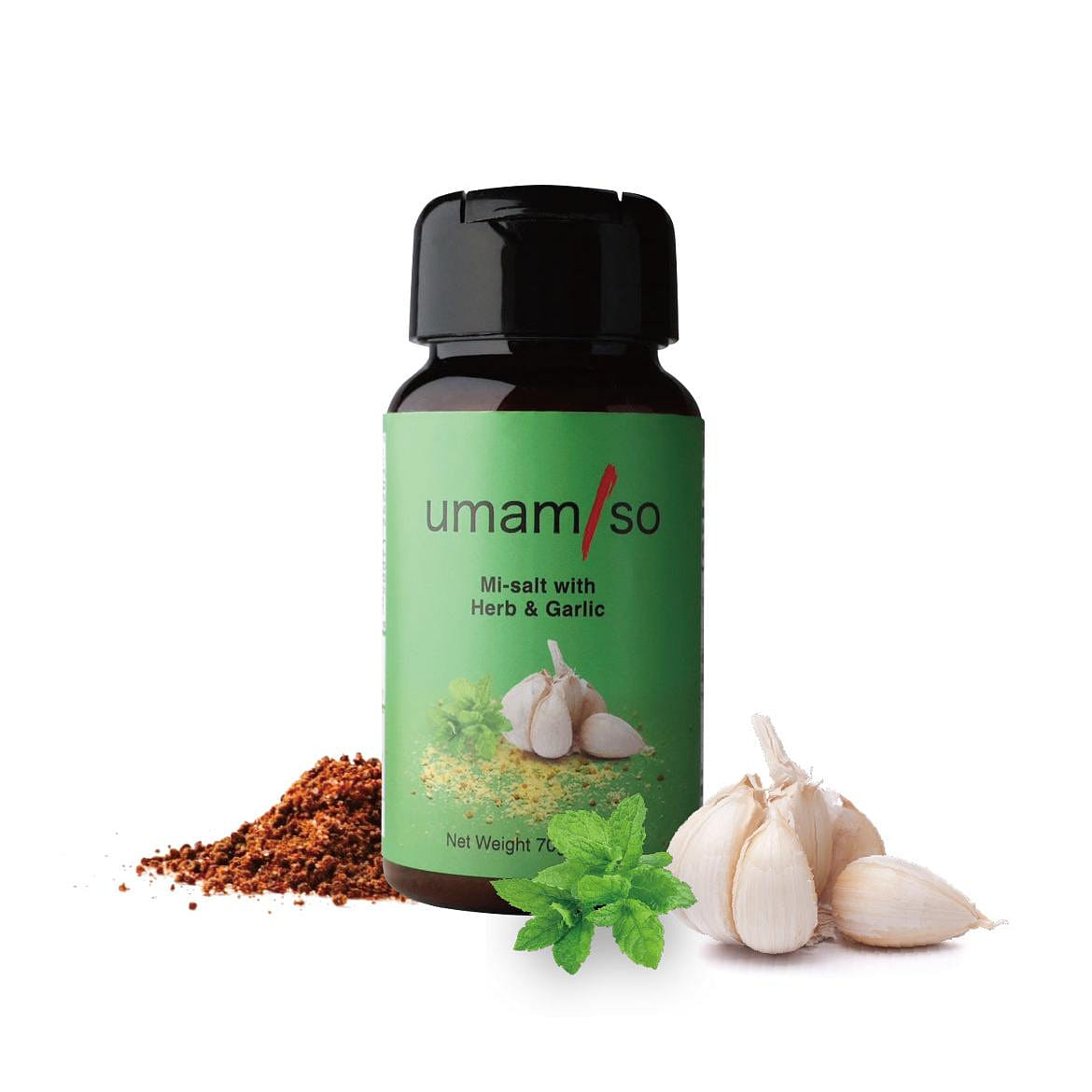 Umamiso Mi-Salt Seasoning with Miso, Garlic & Herb 70 그램
