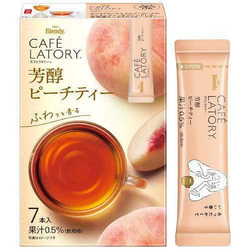AGF Rich Peach Tea Sticks 7pcs 1 개