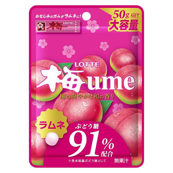 LOTTE Plum Ramune Candy 50g 1 개