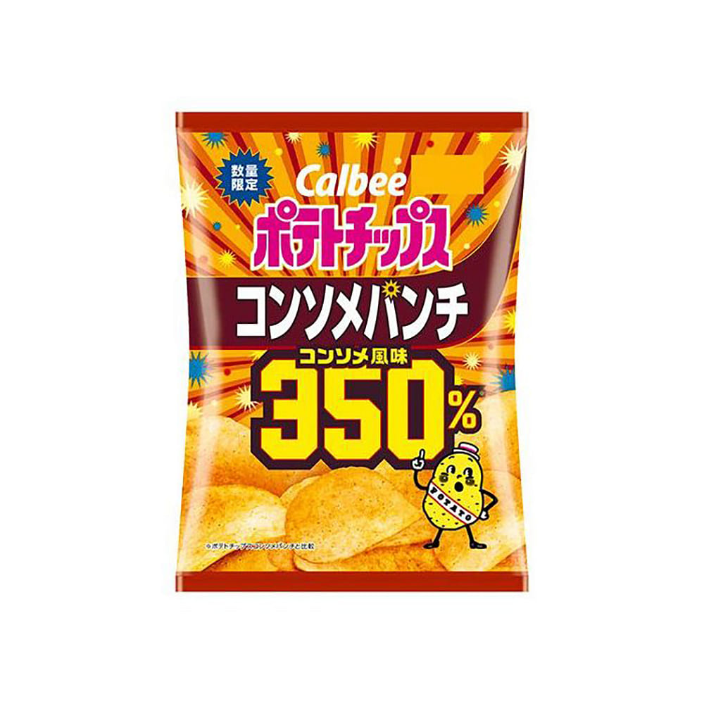 Calbee Extra Rich 350% Clear Potato Soup Chips 52 グラム