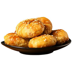 Spicy Flavor Huangshan Roasted Cake, 10pcs/bag, Crispy, Confectionery 150 g