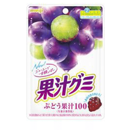 MEIJI Meiji Fruit Jelly, Grape Flavor 54g 1 ส่วน