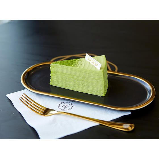 weee_frozen_【Dessert】(Slice) UJI Matcha Mille Crepe Cake 1 each