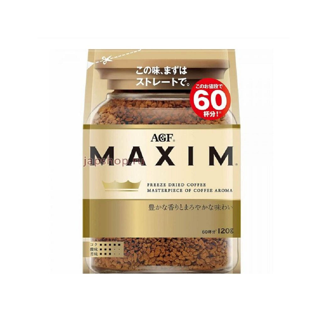 AGF MAXIM Instant Coffee Powder 120g 1 count