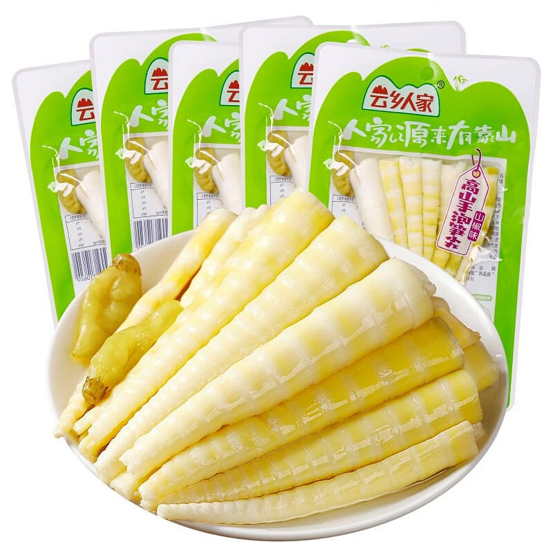 Pickled Pepper Bamboo Shoot Tips (24g x 20 bags) 480 g