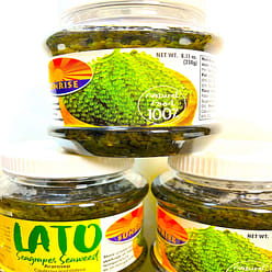 EXOTIC SEA GRAPES SEAWEED #SEAGRAPES DELICIOUS AMAZING LATOK LATO 230 g