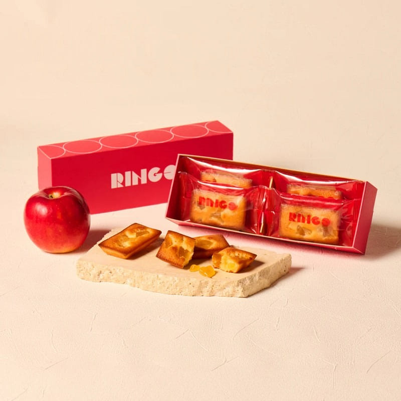 Apple Financier Cake 4pcs 1 box