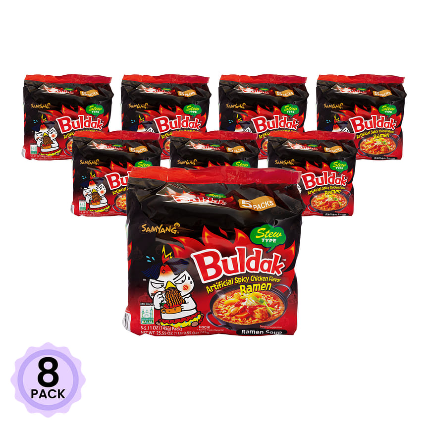 Get Samyang Buldak Ramen, Stew Type, Hot Chicken Flavor 5.11 oz*5 each ...