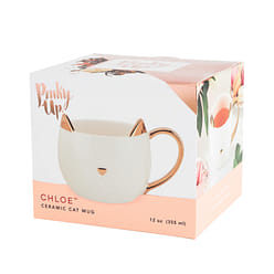 Chloe White Cat Mug 12 液盎司