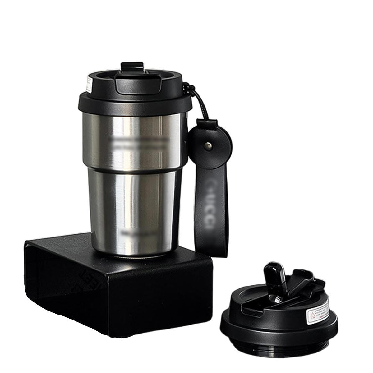 Stainless steel insulated cup - Bright Silve 400ml 1 each
