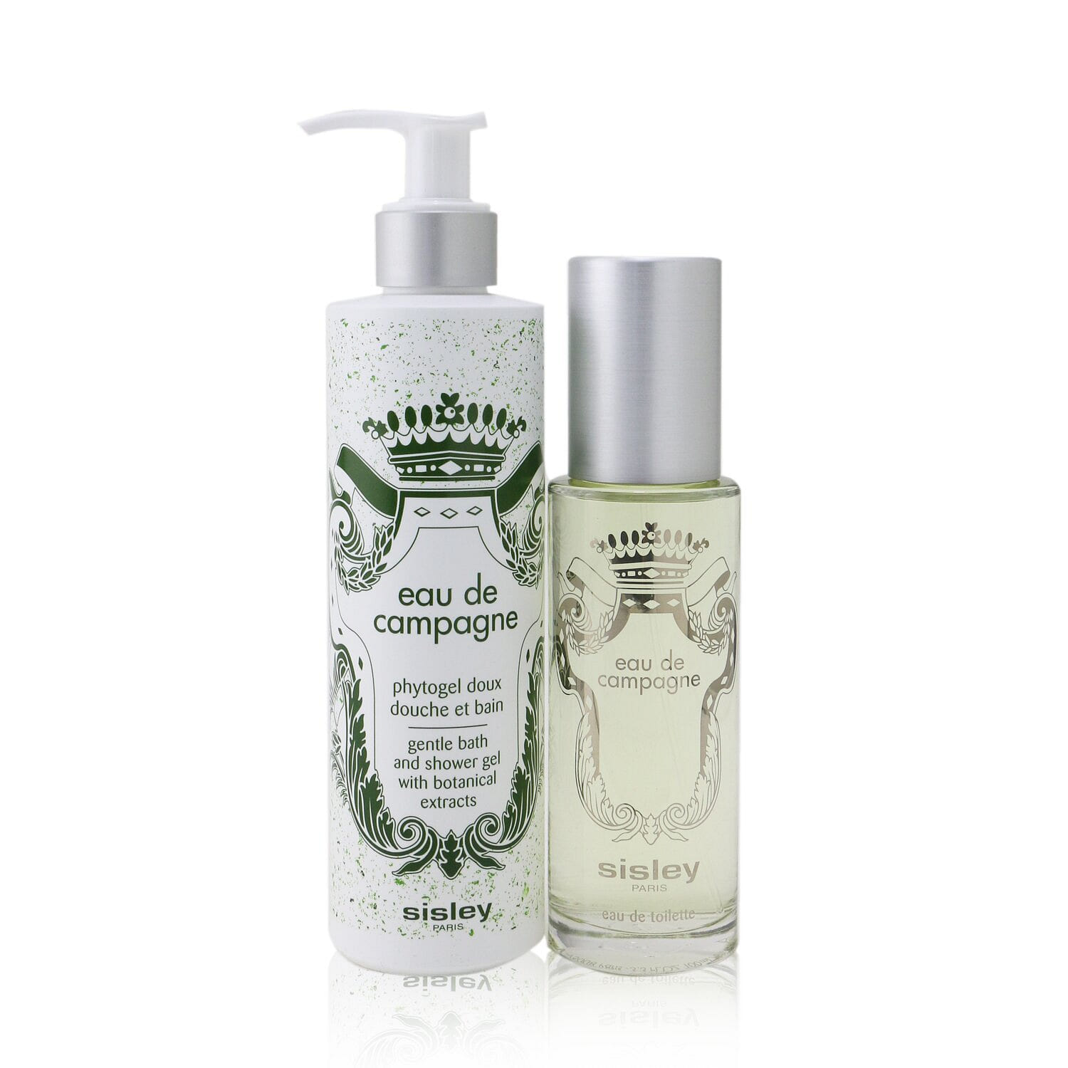 Sisley Eau De Campagne Coffret: Eau De Toilette Spray 100ml/3.3oz + Gentle Bath And Shower Gel 250ml/8.4oz 2pcs 2 each