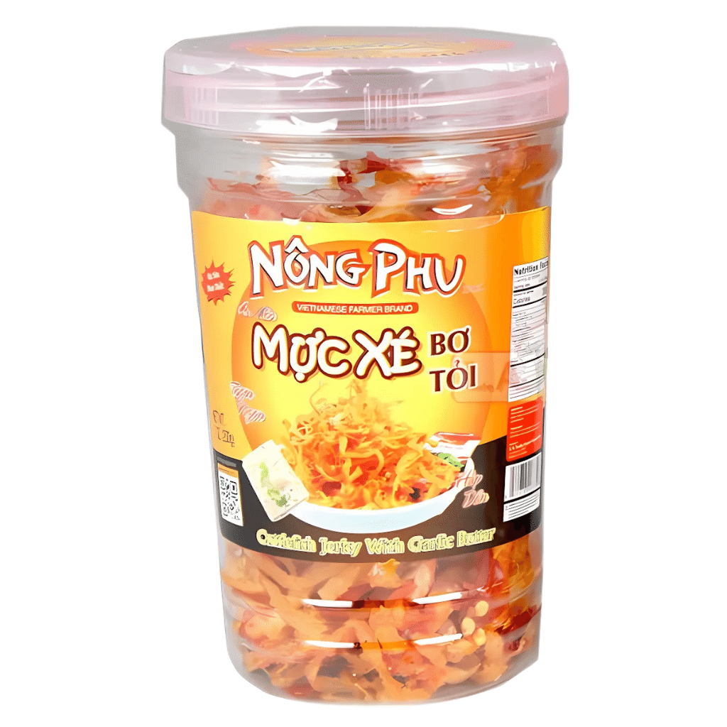 Nong Phu Cuttlefish Jerky With Garlic Butter 7oz 1 개