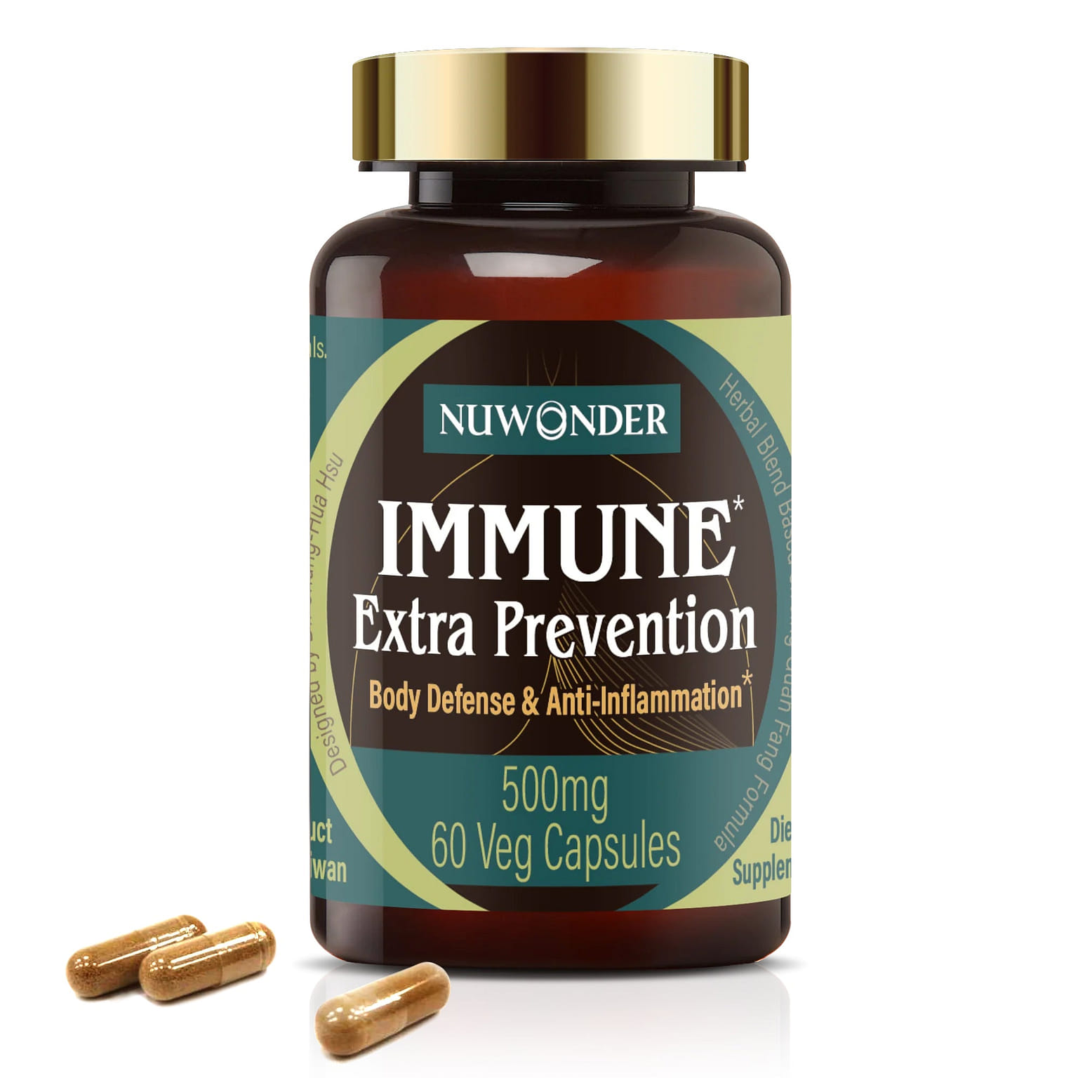NuWonder Immune Extra Prevention Jing Guan Fang (60 capsules) Short Dated: 10/24 1 병