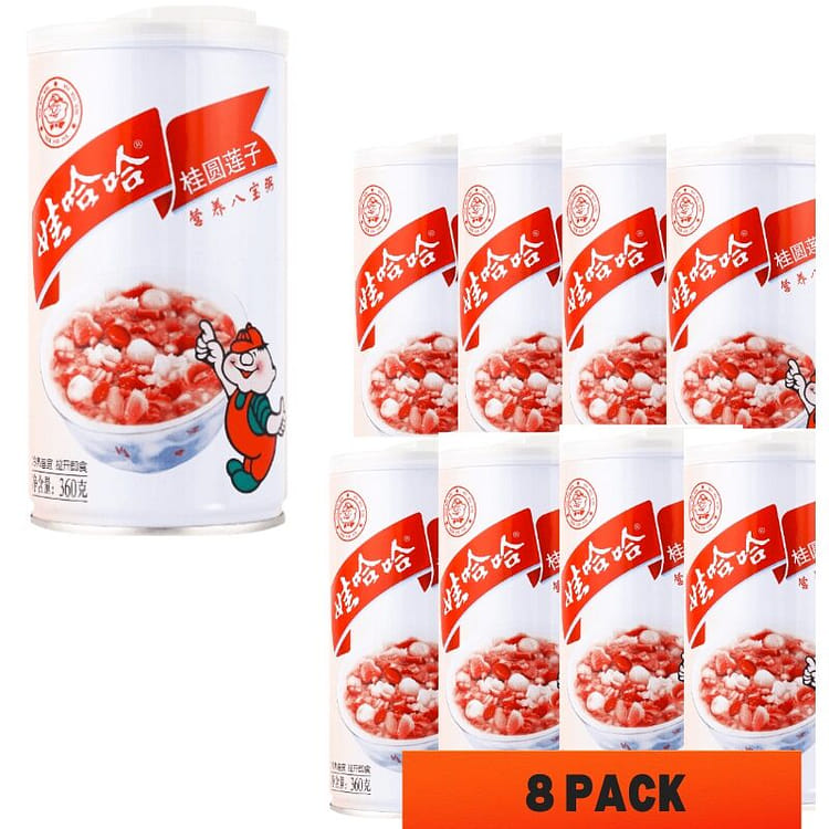360 克*8罐娃哈哈桂圓蓮子八寶粥- Weee!