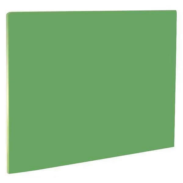 Cutting Board, 24 in.L, Green, Polyethylene 2 lb