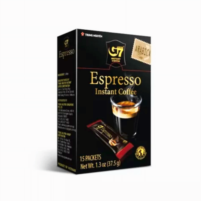 Trung Nguyen Legend G7 Espresso Instant Coffee 1.3 온스