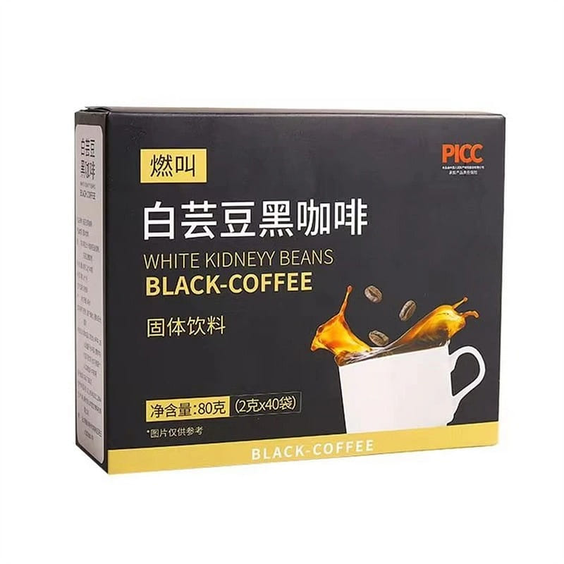 [Burning name] White kidney bean black coffee fitness meal replacement 80g/ box 80 그램