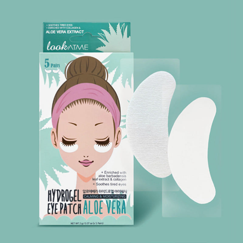 LOOK AT ME Hydrogel Eye Patches (5 pairs): GREEN TEA 5 count