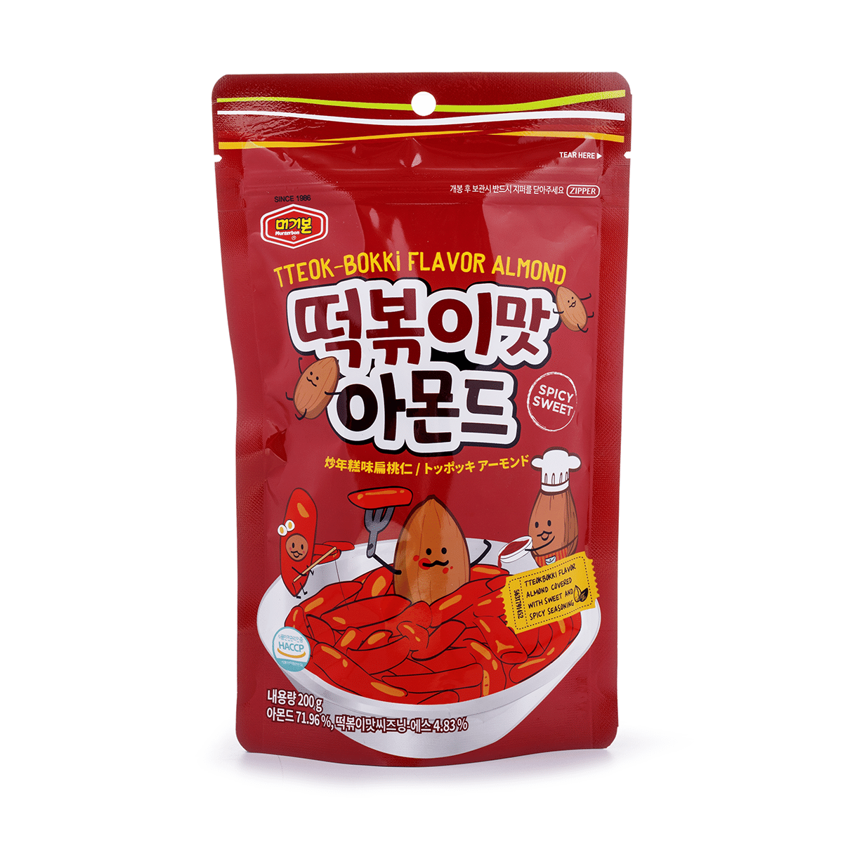 Murgerbon Tteokbbok Flavored Almond 200 g