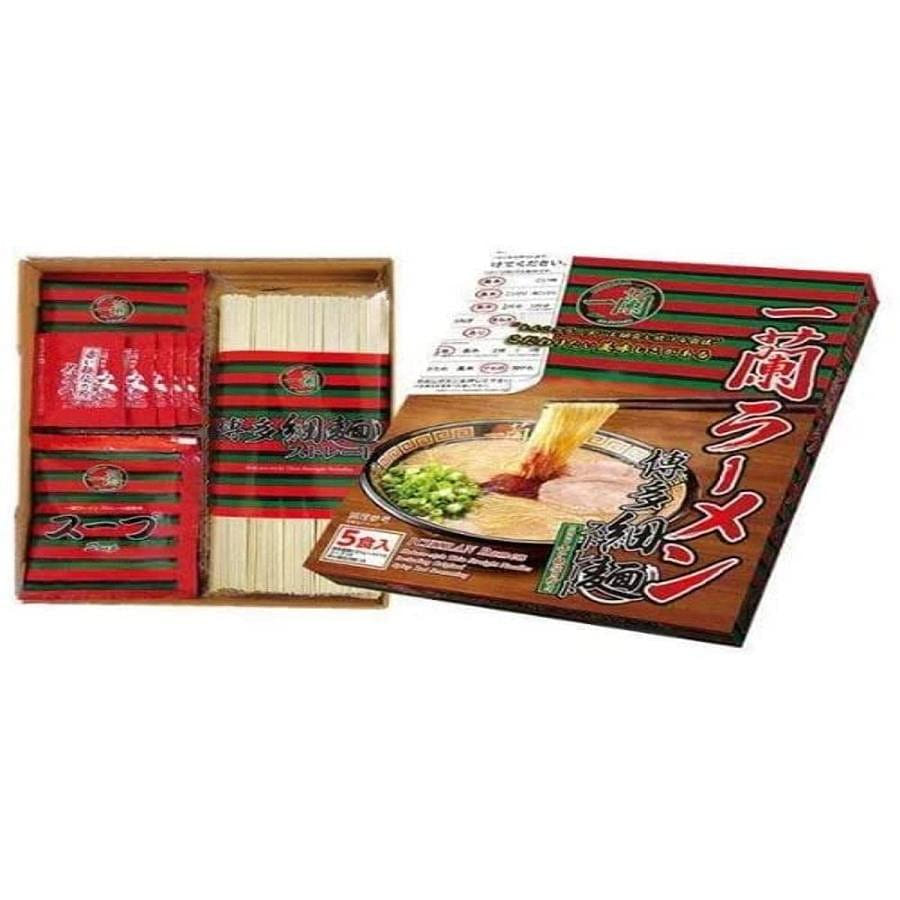 ICHIRAN Tonkotsu Ramen, Straight Noodles, 1 Box 1 개