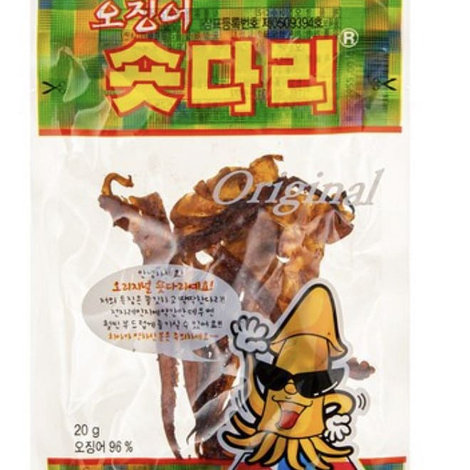 Squid short leg(추억간식 오징어숏다리) 20g 1 개입