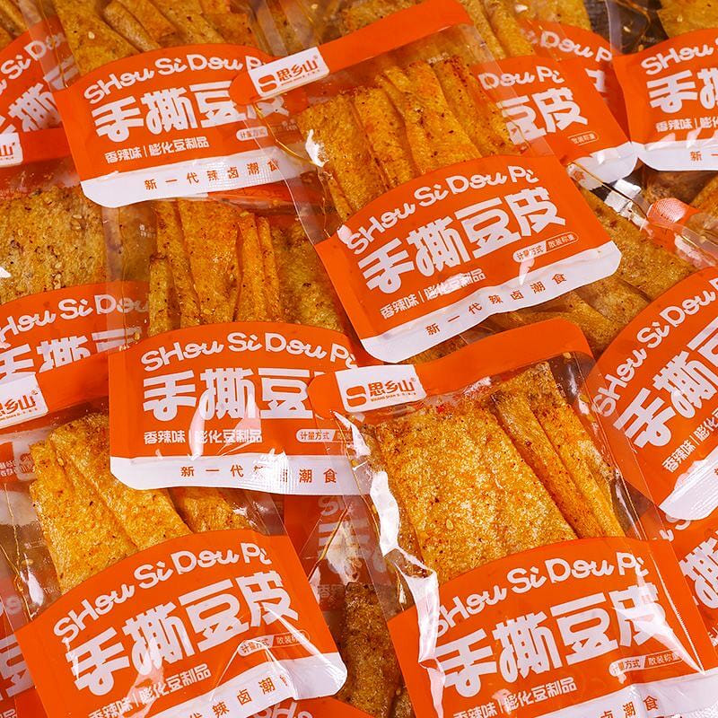 4 packs of hand-torn tofu skin 1 each