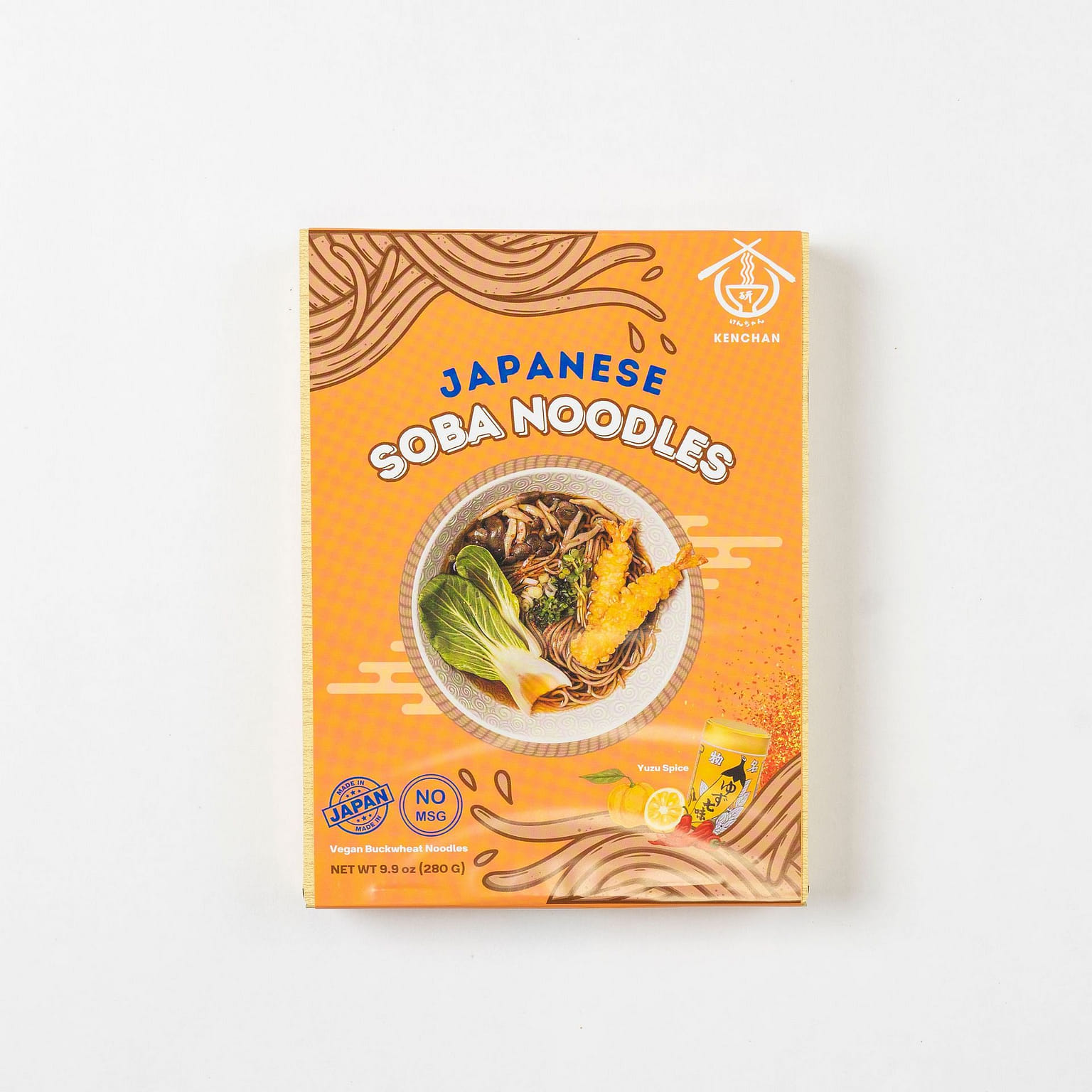 Kenchan Soba Noodle Kit Yuzu Shichimi (4 Servings) 9.9 oz