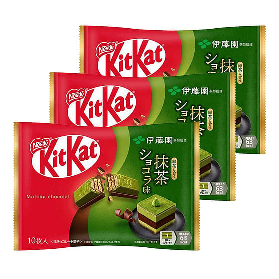 weee_snack_KitKat Wafer Itoen Matcha Chocolate Flavor 30pcs 3 pack