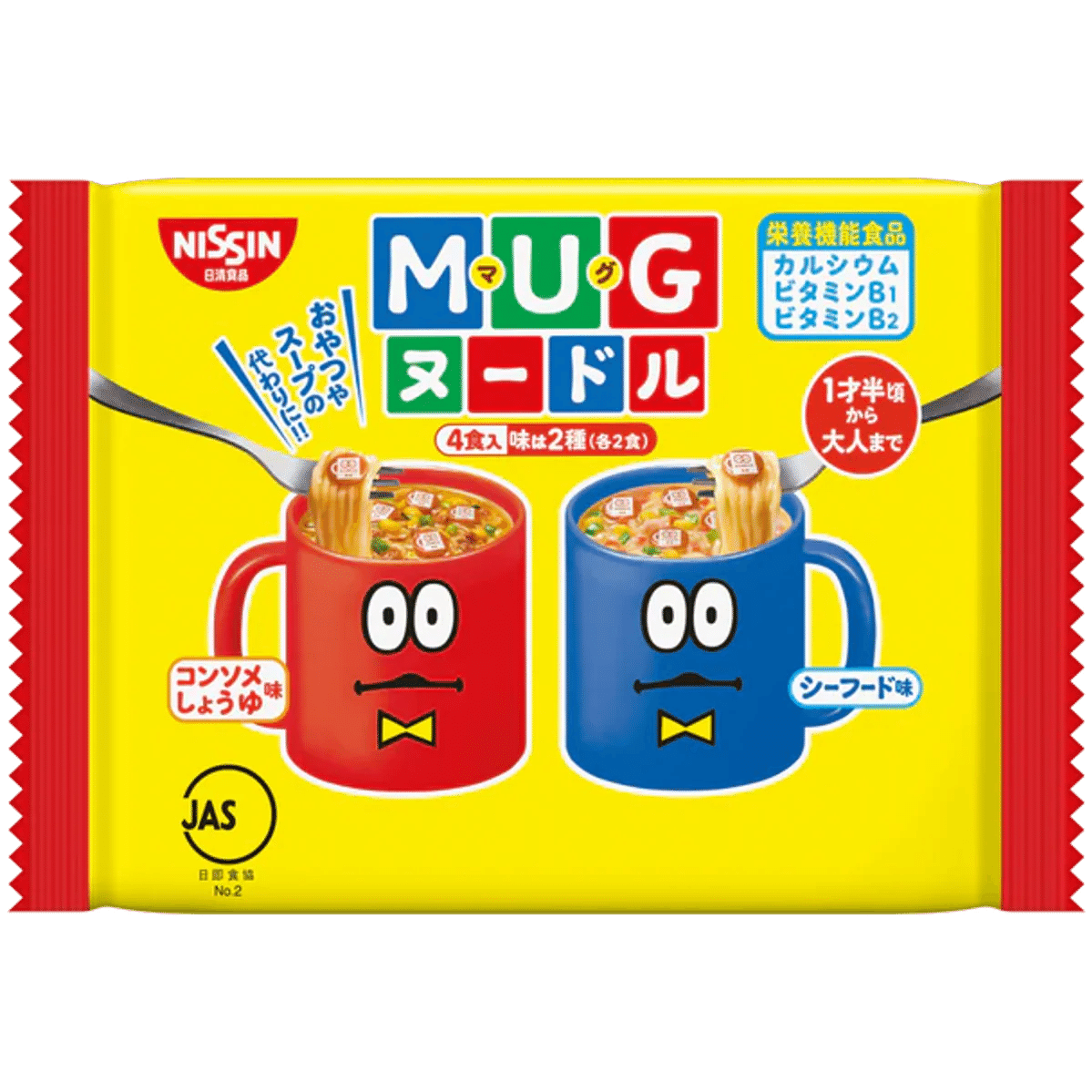 NISSIN CUP NOODLE RAMEN Mug Consomme Seafood 94g 1 개