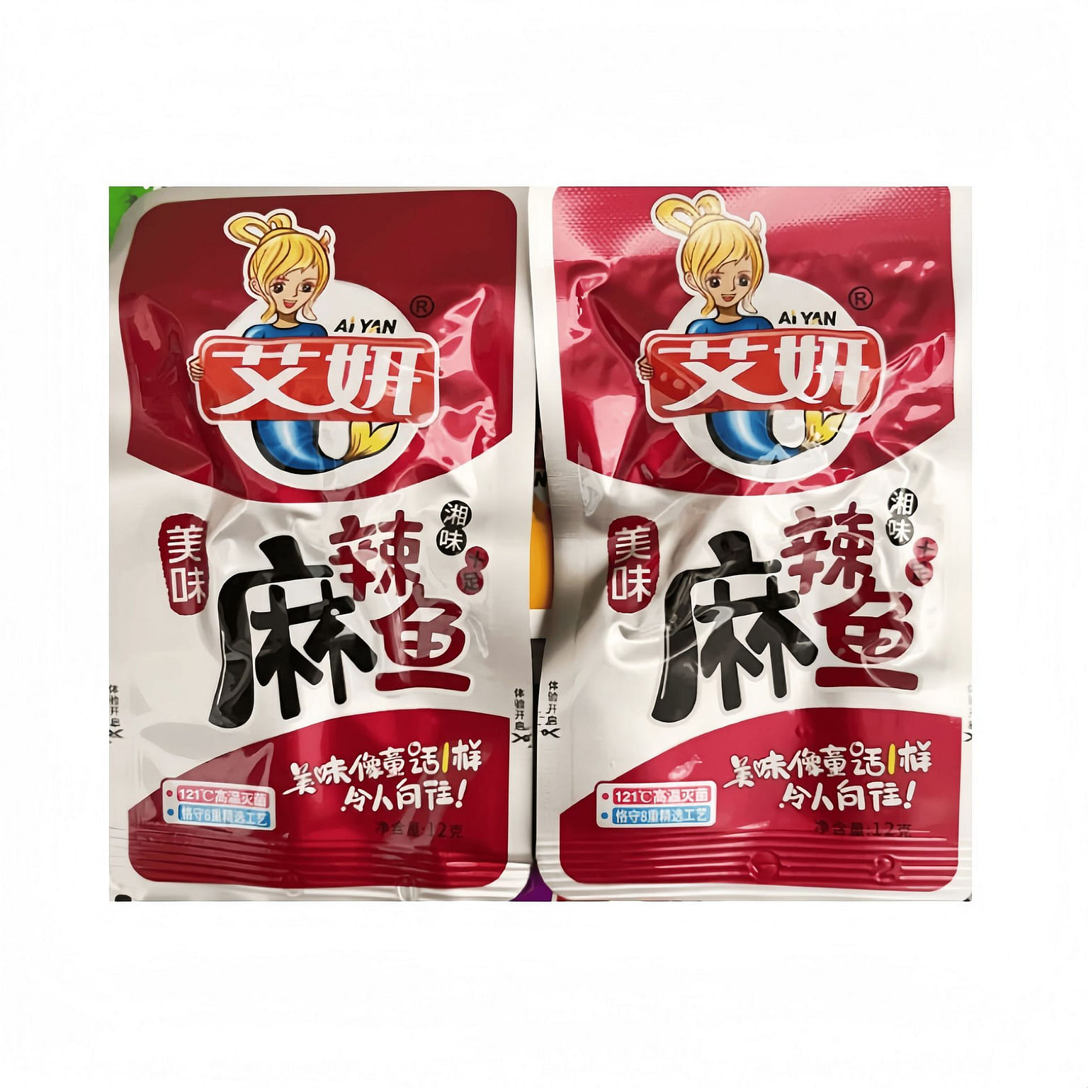 Ai Yan Spicy Fish 12g10 packs with sauce, sweet a 120 g
